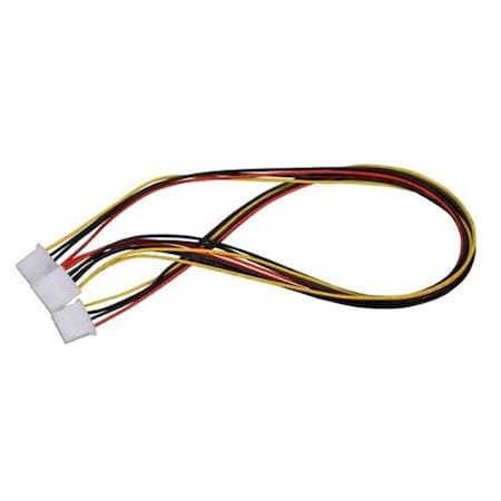 Works Molex 4-Pin Splitter Cable- 25.5 in. Long- 18 AWG Cable Wires 22-100-33